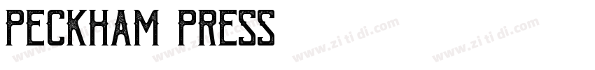 Peckham Press字体转换